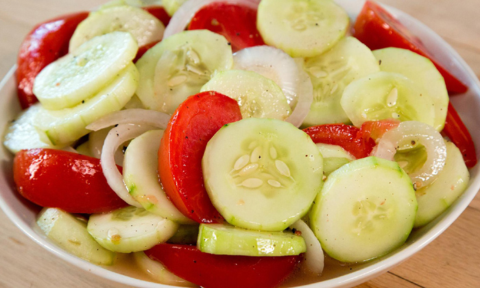  Eating Tomato And Cucumber Salad Dangerous To Health, Tomato, Cucumber, Mixed, E-TeluguStop.com