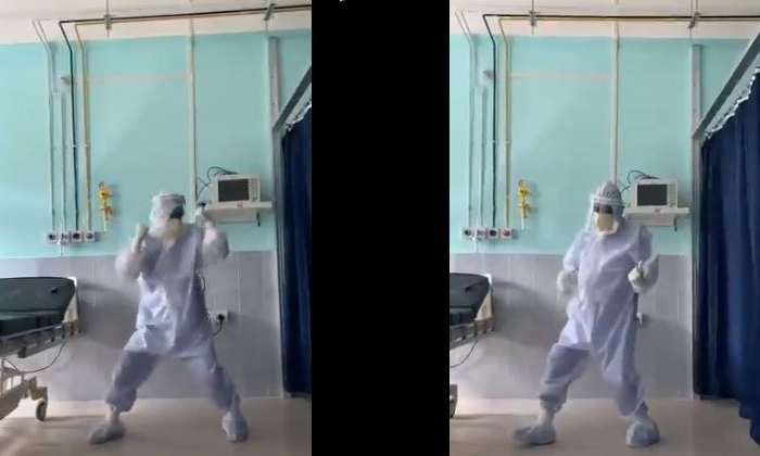  Viral Video: Doctor Dances To Ghungroo Song To Entrain Covid-19 Patient In Hospi-TeluguStop.com