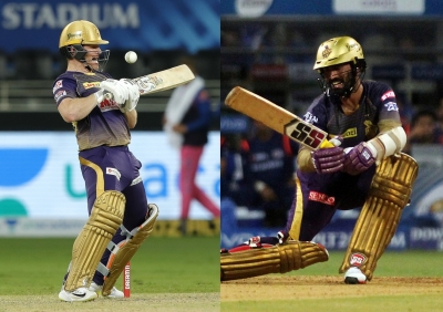  Morgan, Karthik Take Kkr To 163/5-TeluguStop.com