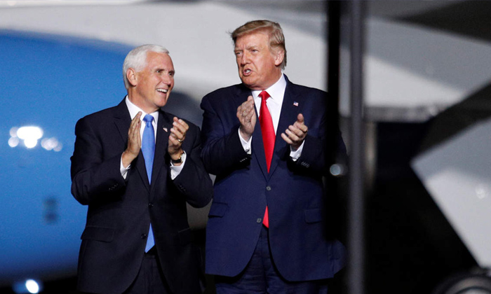  Trump's Big Sketch ... Mike Pence As Us President .. !!, Donald Trump, Joe Biden-TeluguStop.com