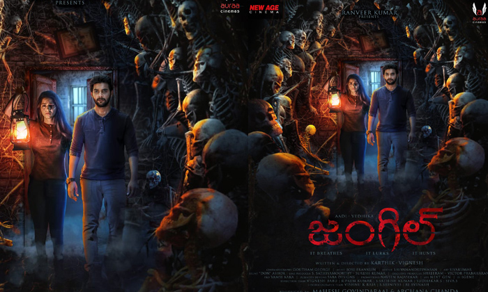  First Look: Aadi Saikumar’s Scary ‘jungle’-TeluguStop.com