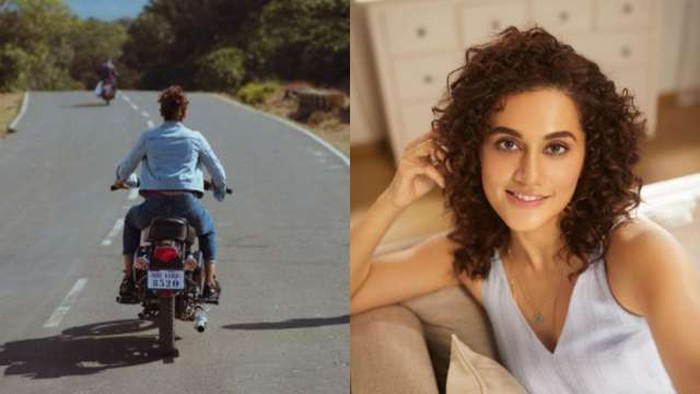  Taapsee Pannu Was Fined For Not Wearing A Helmet, Tollywood, Bollywood, Indian C-TeluguStop.com