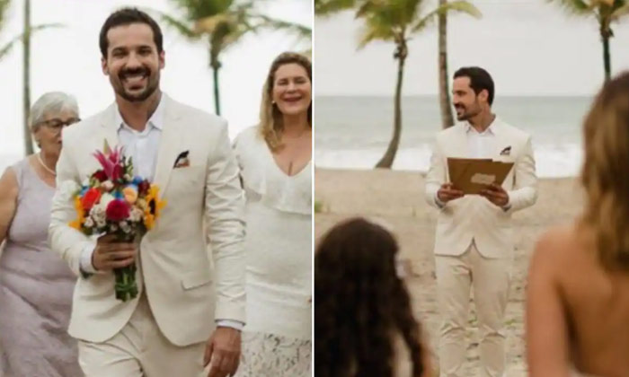  Brazil Man Marries Himself After Breakup With Fiance, Social Media, Viral Video,-TeluguStop.com