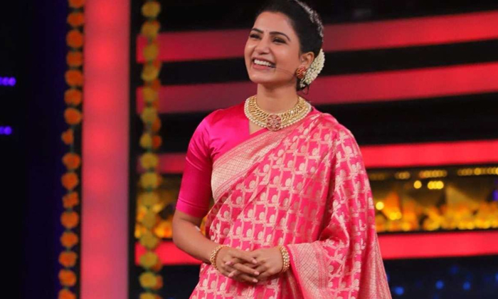  Do You Know The Price Of The Sari Worn By Samantha During Big Boss Hosting  Bigg-TeluguStop.com