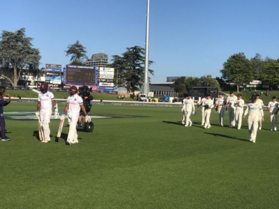  1st Test: Williamson’s 251 Puts New Zealand On Top Against Windies-TeluguStop.com