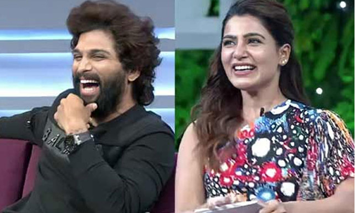  Samantha Surprises Allu Arjun With Goodies On Sam Jam-TeluguStop.com