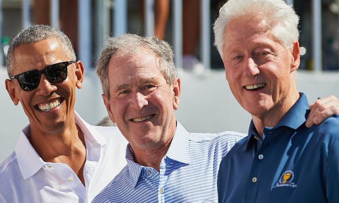  Former Us Presidents Obama, Bush And Clinton Volunteer To Get Coronavirus Vaccin-TeluguStop.com