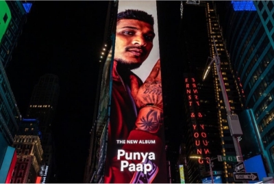  Divine Is First Indian Rapper On New York’s Times Square Billboard-TeluguStop.com