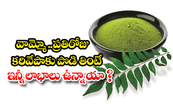 Curry leaves 2024 powder in telugu