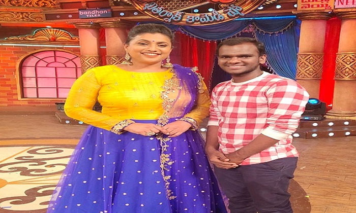  Jabardasth Emanuel Comments About Actress Roja, Actress Roja, Interesting Commen-TeluguStop.com