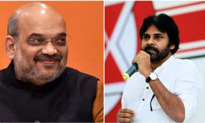 Telugu Amith Sha, Janasena, Pavan Kalyan, Somu Veeraju-Telugu Political News