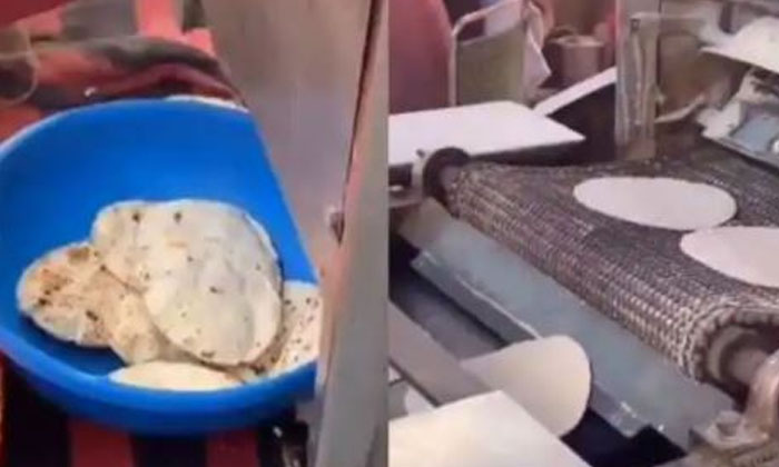  Viral Huge Roti Maker Mission Set Up By Farmers As Part Of Protests, Viral, Huge-TeluguStop.com