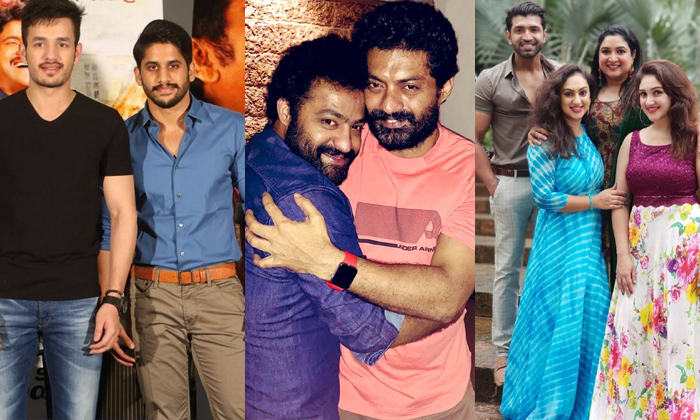  Tollywood Heros Siblings Unknown Details, Akkineni Nagarjuna, Nagachaitanya, Akh-TeluguStop.com