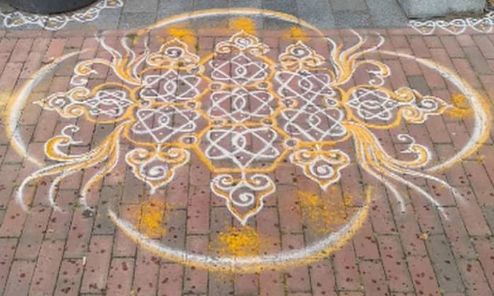 Telugu Americans, Bidenharris, Indians, Joe Biden, Kamala Harris, Kolam Rangoli,