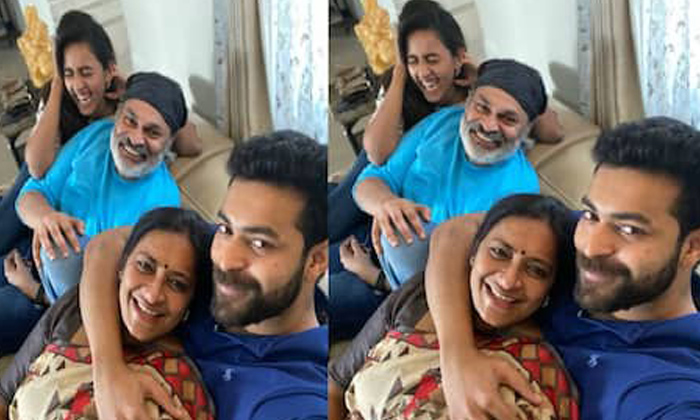  Mega Hero Varun Tej Family Selfie Photo Viral,mega Brother, Nagababu, Varun Tej,-TeluguStop.com