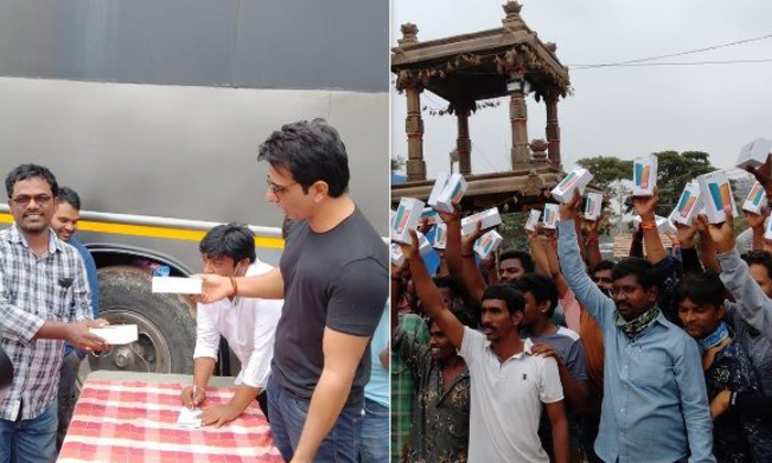 Sonu Sood’s Generous Gifts To ‘acharya’ Crew Sonu Sood’s Generous Gifts To ‘acharya’ Crew-TeluguStop.com