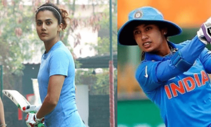  Taapsee Batting Practice For Mithali Raj Biopic, Tollywood, Bollywood, South Her-TeluguStop.com