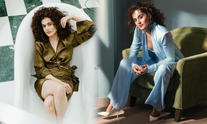 Taapsee Pannu Styles And Spicy Images At Elle India Magazine Cover Page-telugu Actress Photos Taapsee Pannu Styles And S High Resolution Photo