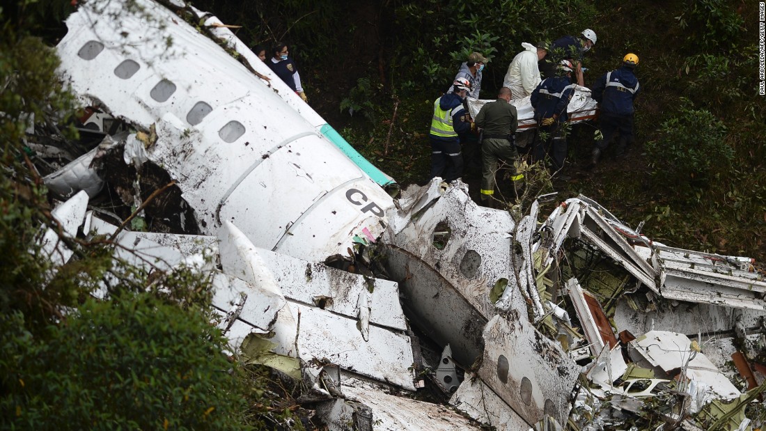  Brazil, Terrible, Plane Crash, Football Players-TeluguStop.com