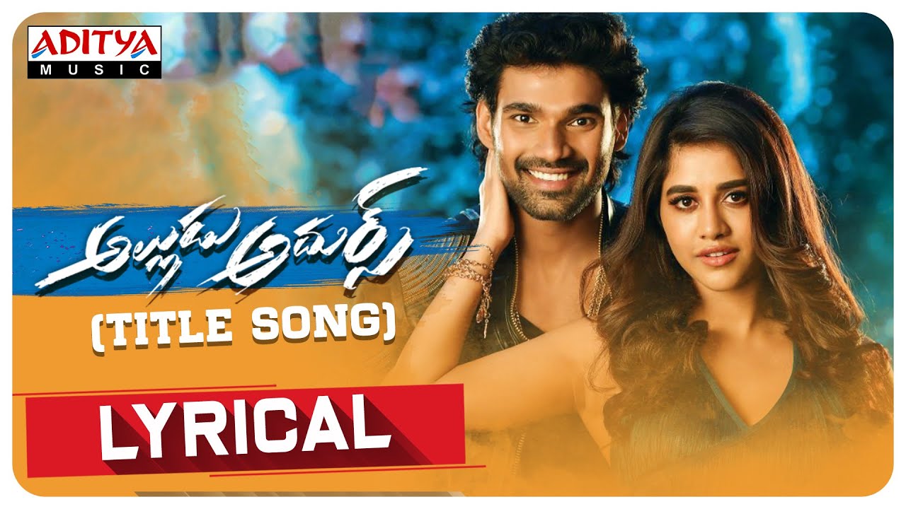  Alludu Adhurs Title Song Released On Youtube.-TeluguStop.com