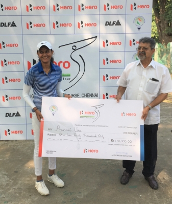  Flawess Pranavi Rallies To Win Second Leg Of Women’s Golf-TeluguStop.com