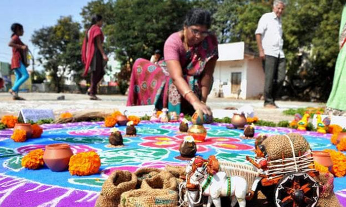  9 Days Sankranti Festival In Itakarlapally Village, 9 Days Festival, Andra Prade-TeluguStop.com