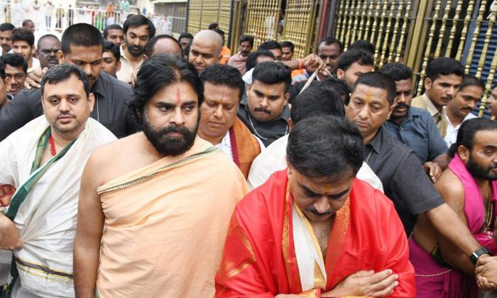 Telugu Jena Sena, Pawan Kalyan, Tirumala, Vakeel Sab-