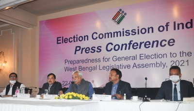  8-phase Poll In Bengal, Three-phase In Assam, Single In Tn, Kerala (2nd Lead)-TeluguStop.com