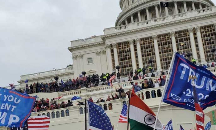 Telugu Januaryattack, Donald Trump, Capitol, Capitol Attack-Telugu NRI