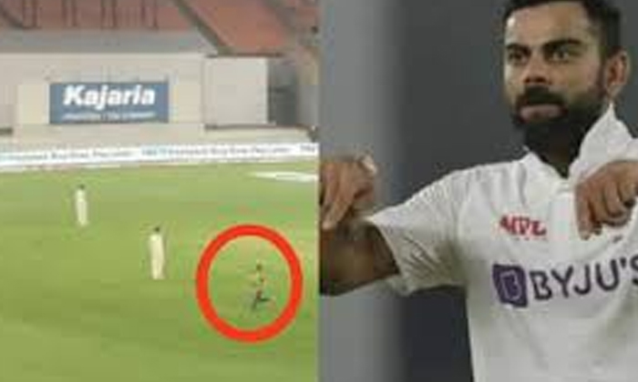  Viral Video A Fan Who Flirted With Kohli, Cricketer Kohli, Indian Cricketer,indi-TeluguStop.com