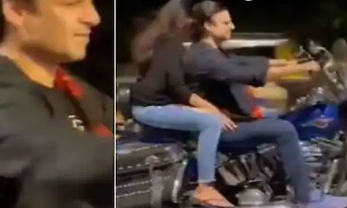  Mumbai Police Fine On Bollywood Actor For Riding Without Helmet-TeluguStop.com