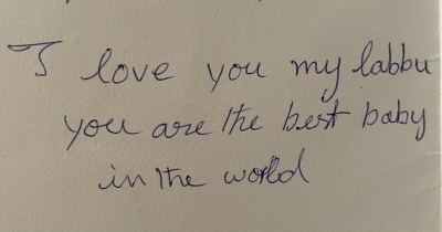  Late Sridevi’s Handwritten Note Shared By Daughter Janhvi-TeluguStop.com