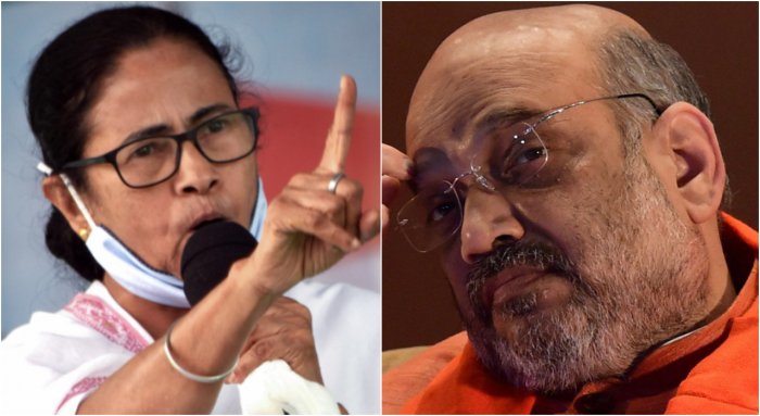  Mamata Banerjee Challenges To Amit Shah, West Bengal, Cm Mamata Banerjee, Minist-TeluguStop.com