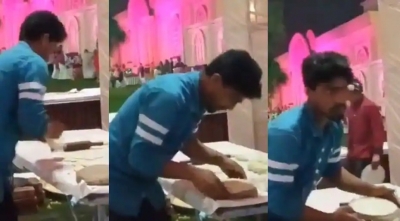  Man Arrested For Spitting On Dough While Preparing ‘rotis’ In Up-TeluguStop.com