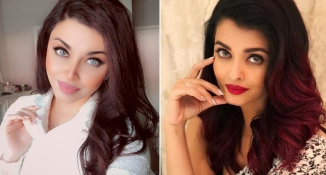  Pakistani Beauty Amna Imran Look Like Aishwarya Rai, Pakistan, Beauty, Amna Imra-TeluguStop.com