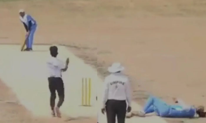  Young Cricketer Survives On Pitch Pune Match, Sports Updates, Cricktert Dies, Ba-TeluguStop.com