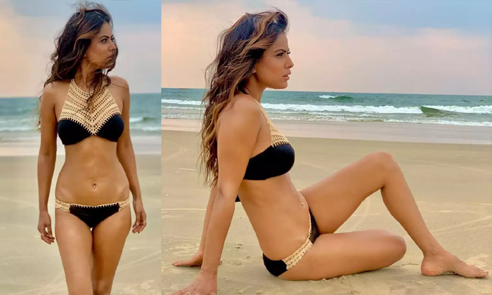  Bollywood Actress Nia Sharma Raising Heat With Bikini In Beach, Bollywood Actres-TeluguStop.com