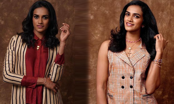 Indian Badminton Player P V Sindhu Latest Images  - Indianbadminton Sindhu Aweom Poses High Resolution Photo