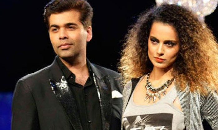  Kangana Ranaut Comments On Karan Johar, Bollywood, Bollywood, Actress, Brahmastr-TeluguStop.com