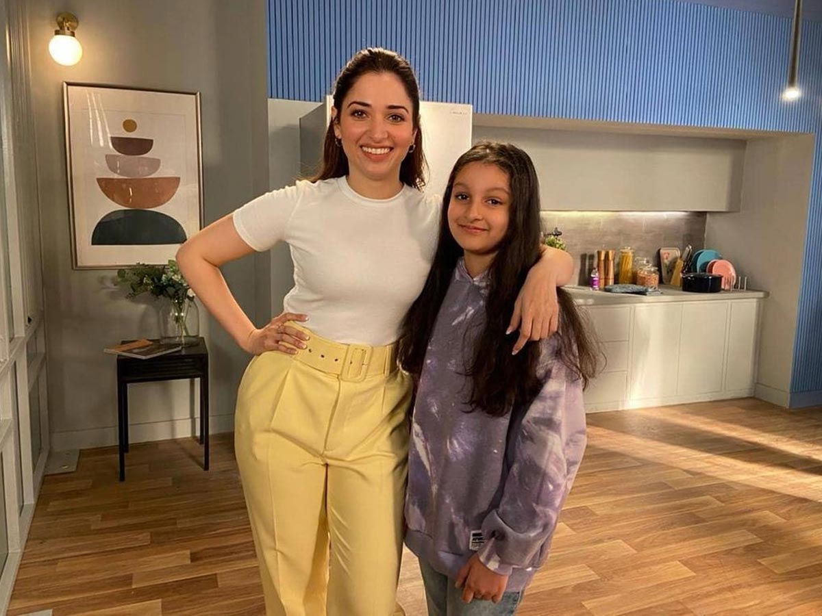  Tamannah Bhatia And Sitara’s Picture Goes Viral On Social Media.-TeluguStop.com