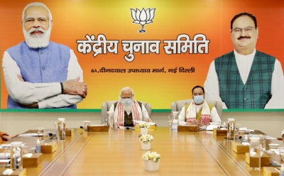  Bjp Cec Meeting On To Finalise Candidates For Bengal, Assam Polls-TeluguStop.com