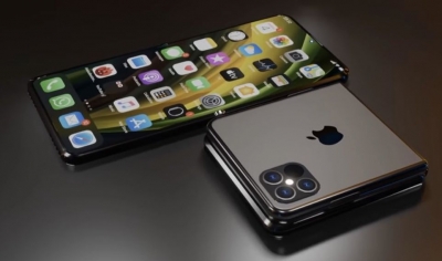  Foldable Iphone With 8-inch Display In Works-TeluguStop.com