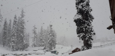  Fresh Snow In Higher Reaches Of J&k-TeluguStop.com