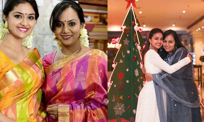  Keerthy Suresh Shared Her Childhood Cute Photo On Instagram On Her Sisters Birth-TeluguStop.com