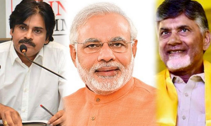  Chandrababu Try To Alliance On Bjp, Janasena, Pavan Kalyan, Modhi, Prime Ministe-TeluguStop.com