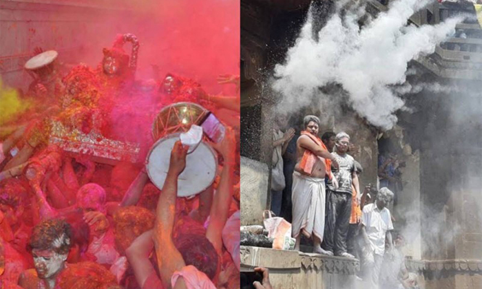  Parvati Devi And Parameshwara In Kashi Holi Celebrations With 357 Years Of Histo-TeluguStop.com