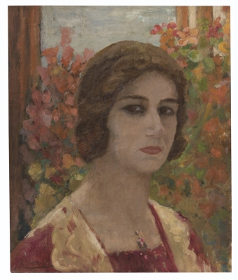  Rediscovered Amrita Sher-gil Painting Heads To Auction-TeluguStop.com