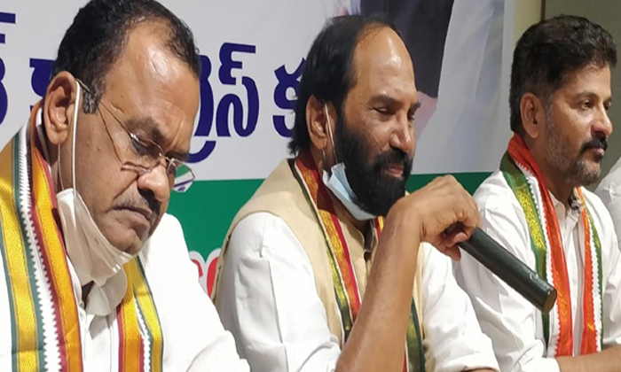  Attempts By Congress Seniors Not To Give Credit To Rewanth Reddy In Nagarjuna Sa-TeluguStop.com