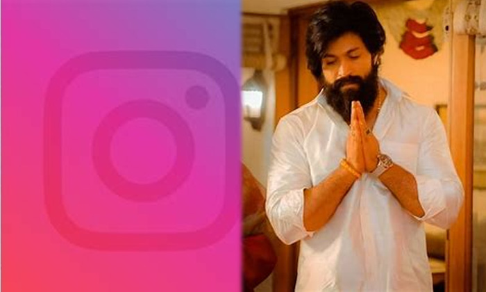  Yash Enters Fastest 5 Million Family On Instagram, Instagram, 5 Millions, Yash,-TeluguStop.com