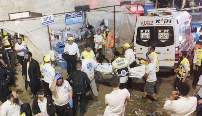  Dozens Killed In Crush At Religious Festival,israel, Massive Stampede, Atrocitie-TeluguStop.com